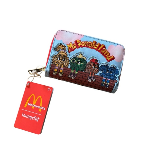 Loungefly McDonald’s Birdie the Early Bird Crossbuddies Crossbody Bag and Wallet - Picture 8 of 14